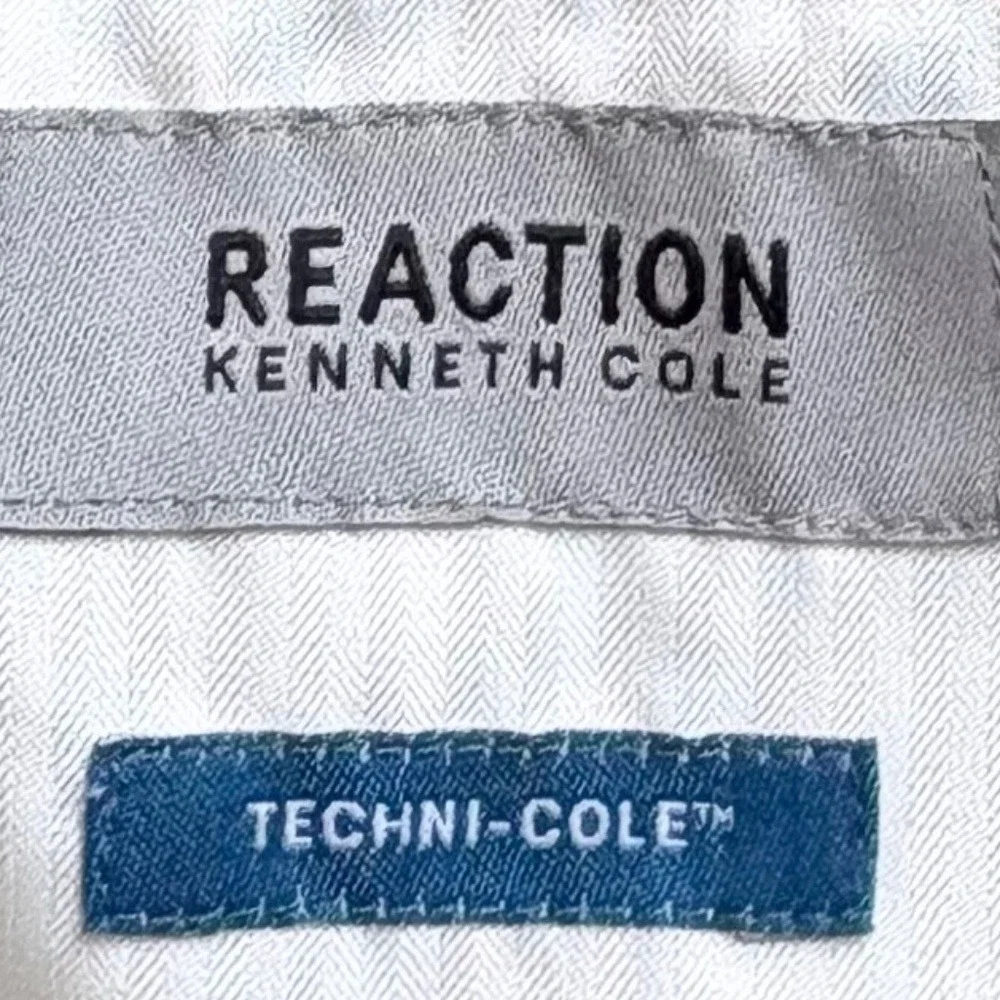 Kenneth Cole Reaction Linen Blend Trousers, Mens 35W Beige‎